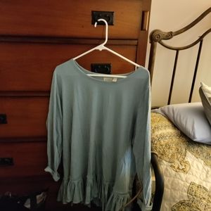 Logo Lori Goldstein light green shirt size'2x'